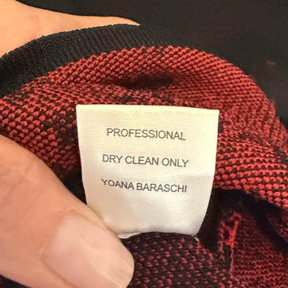 Yoana Baraschi Red and Black Dress, never worn - Picture 6 of 6